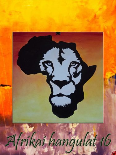 Afrikai hangulat 16 / olaj, 40x40 cm, farost /