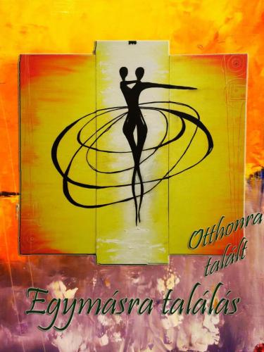 Egymásra találás / olaj, 35x15 cm, 45x15 cm, 35x15 cm farost /