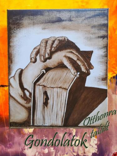 Gondolatok / olaj, 30x25 cm feszített vászon /