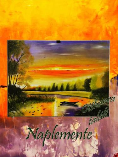 Naplemente / olaj, 30x40 cm, farost /