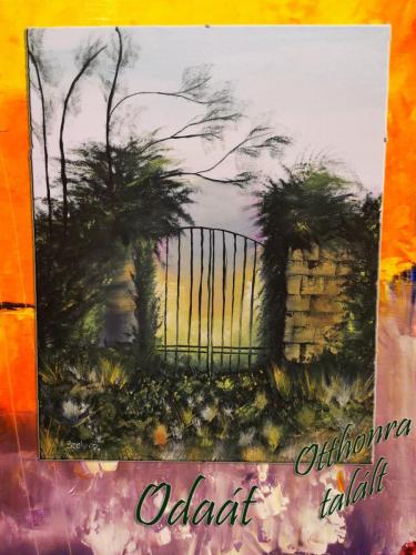Odaát / olaj, 50x40 cm, kasírozott vászon /